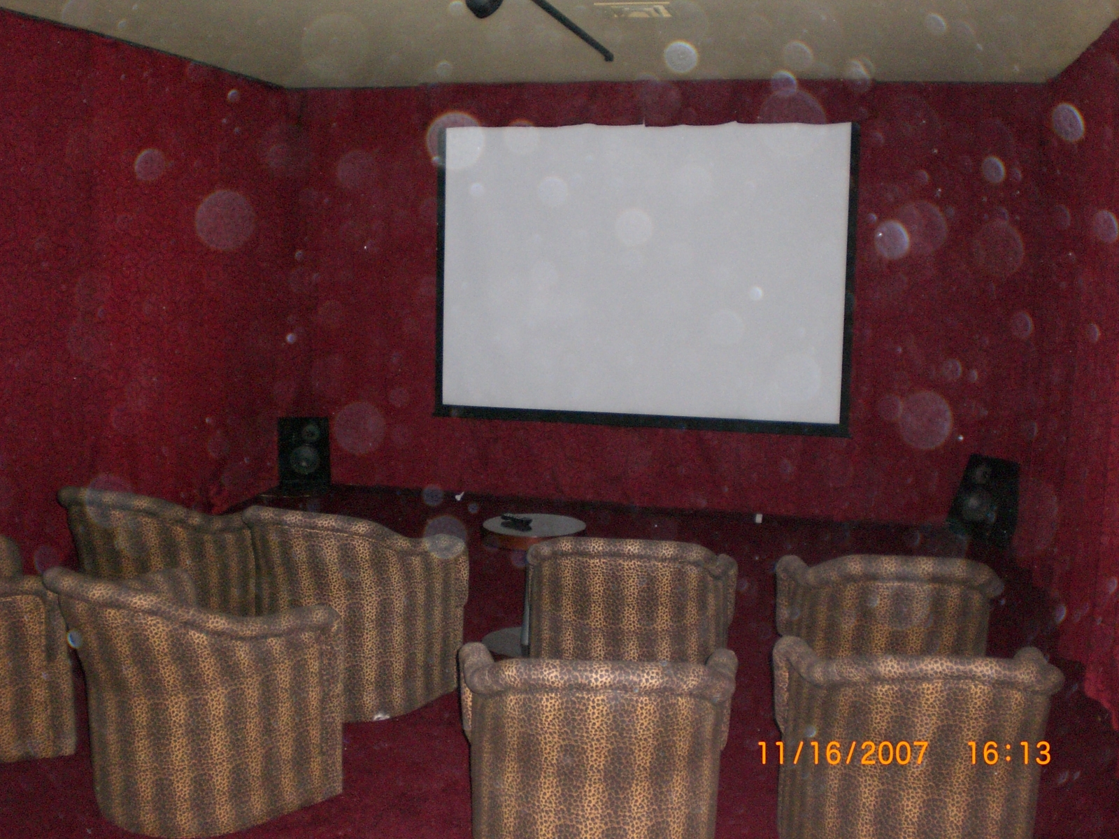 Many Different Orbs Old Home Theater
